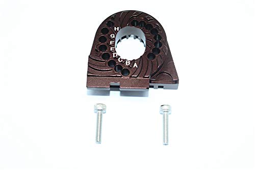 GPM Aluminum Double Sided Motor Mount Plate With Heat Sink Fins For Traxxas TRX-4 & TRX-6 Crawlers - Red (1pc Set) - View #8
