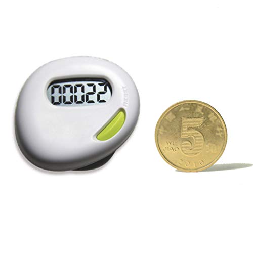 1 pedômetro em forma de coração da Vicassky para contadores de passos, rastreadores de atividades fí