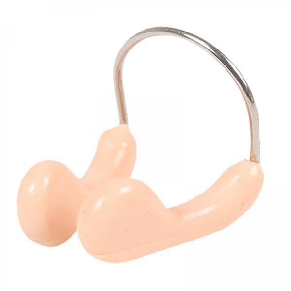 RNXRZANK 4xSwimming Noses Swim Nose Clip Reusable Silicone Stainless Steel Noses Nose Protector for Surfing Outdoor