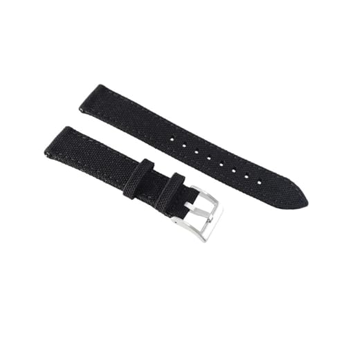 Bracelet de montre en toile dégagement rapide 20mm 22mm noir kaki universel