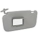SCITOO Car Sun Visor Assbembly with Mirror Fit for 2002-2012 for Hyundai Getz Gray Without Sunroof(Left Driver Side)