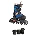 K2 Skate Youth Raider Pro Pack Inline Skates, Blue/Orange, 4-8
