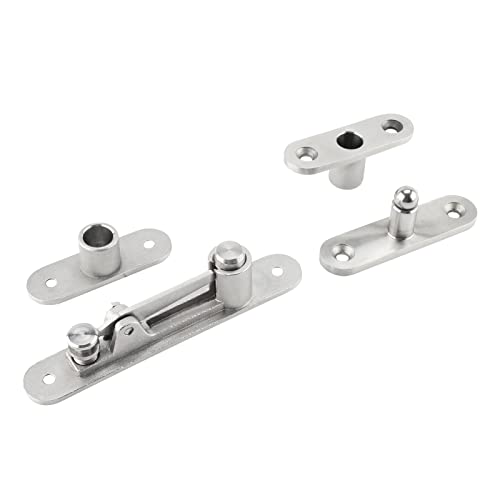 Tambee Door Pivot Hinge Heavy Duty Hidden Bookcase Hinges Secret Door Hinges 360 Degree Shaft Stainless Steel Invisidoor Hinge Hardware #TOP1