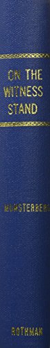 On the Witness Stand: Essays on Psychology and ... B000K6XJ4S Book Cover