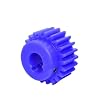 Bevel Gear Pinion Hardware Mechanical 1pcs Blue Nylon Spur Gear 2M 15 Teeth-30 Teeth Mode 2 Motor Gear with Step Plastic Gear Bore 14mm (Keyway 5mm)(16 Teeth)