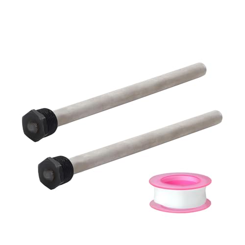 Image of 2-Pack RV Water Heater Anode Rod 9.25 inch x 3 /4 inch NPT Magnesium Anode Rod Compatible with Suburban and Mor-Flo Water Heaters