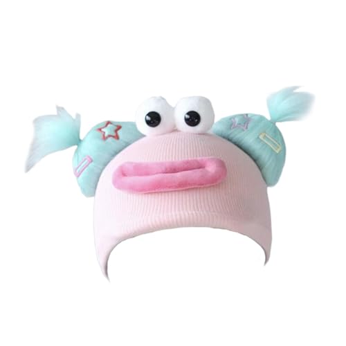 Funda para casco de esquí Milageto con trenzas brillantes y dibujos para deportes de invierno