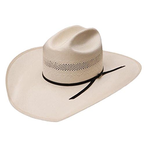 RESISTOL 20X Cut Bank Straw Cowboy Hat Natural