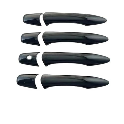 �O���h�A�n���h���J�o�[ Compatible With Infiniti For QX70 2014-2017 �Ԃ̑����h�A�n���h���J�o�[�J�[�{���t�@�C�o�[����u���b�N�ԃA�N�Z�T���[