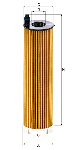 MANN-FILTER Hu 6020 Z Filtro Dell'olio - Autovetture + Veicoli Commeriali - 3