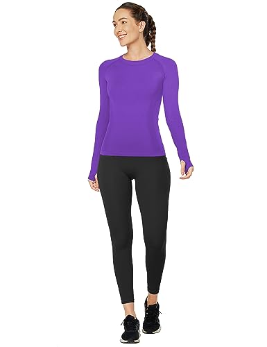 Image of MathCat Workout Shirts for Women Long Sleeve, Workout Tops for Women, Quick Dry Gym Athletic Tops,Seamless Yoga Shirts XS-XL