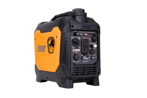 Pulsar 2700 Watt Portable Inverter Generator, Dual Fuel Gasoline & Propane, CO Sensor, Super Quiet, Use for Jobsite, Camping, Outdoor & Home, NE27BISCO