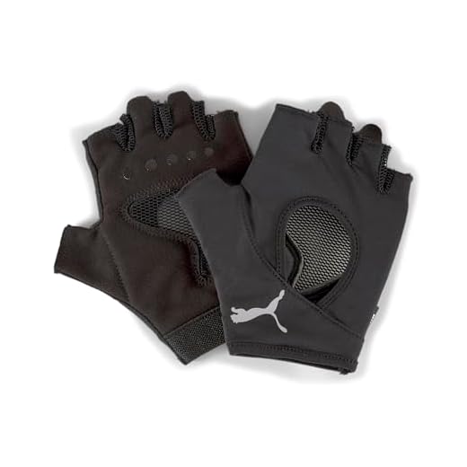 Puma TR Gym Gloves, Black, S