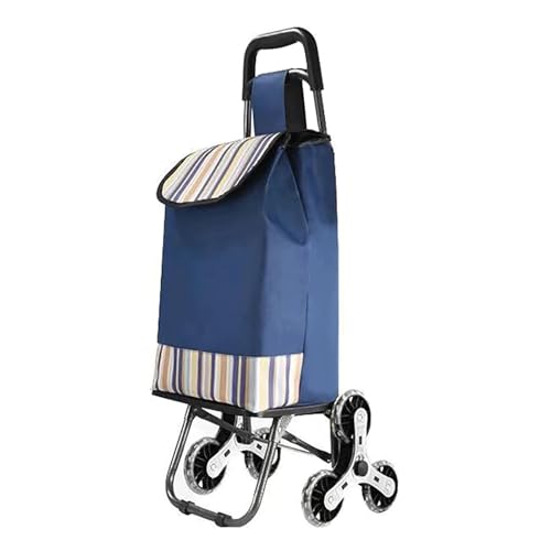 HARIPYER Einkaufstrolley Faltbarer wasserdichter Einkaufssackwagen Protable für Camping Treppensteiger Trolley