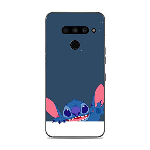 X-Art Clear Case for LG V50/V50 ThinQ, Blue-Stitch Lovely-Monster 10 Transparent Fundas Slim Liquid Case Cover