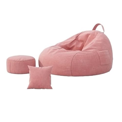 TOWINE Couch Lazy Sofa Bean Bag Single Sofa Creative Removable and Washable Bedroom Single Small Sofa Leisure Chair Lounge Chair for Bedroom Living Room (Color : C, Size : 51 * 51 * 59in)