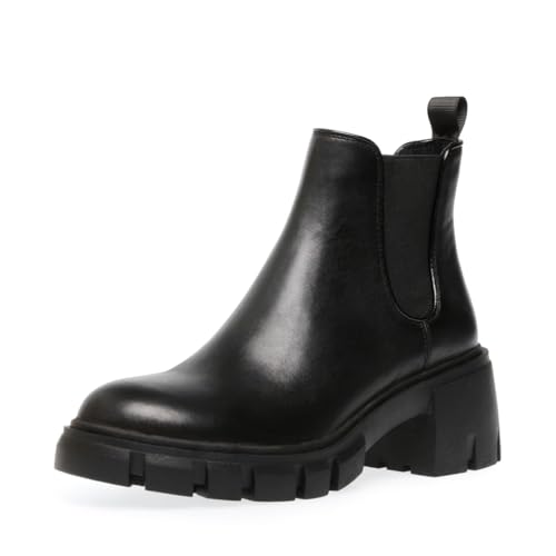 Steve Madden Women's HOWLER Ankle Boot, Black, 10