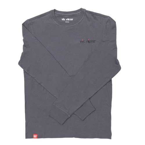 T-Shirt à Manches Longues Vic Firth de couleur rouge pour le studio