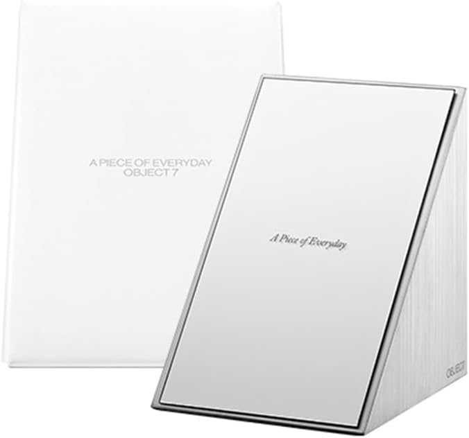 Shangpree Espejo Triangular Acero Inoxidable y Vidrio Decorativo de Mesa miniatura 2