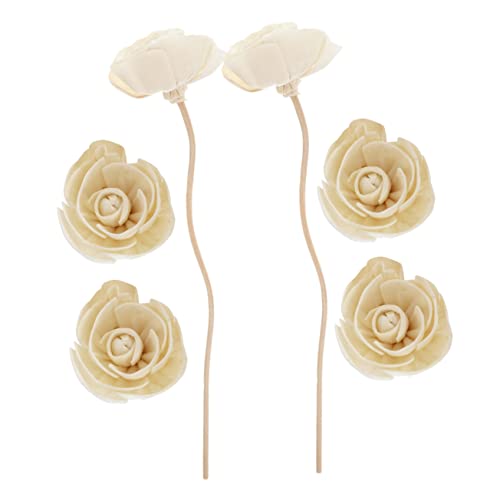 Cabilock Essential Oil Diffuser Sticks 6pcs Flower Diffuser Sticks Natural Scent for Aromatherapy