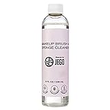 JEGO Makeup Brush Cleaner Solution - Sponge Cleaner - Make Up Brush Liquid Cleanser - Hypoallergenic & Plant-Based Solution Removes Makeup, Dirt, & Oil - 8 Oz