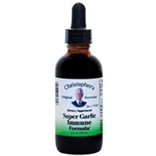 Super Garlic Immune Extract, 2 oz by Dr. Christophers Formulas (Pack of 5)