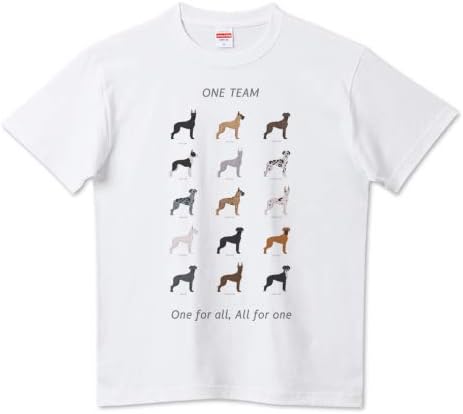 Amazon ワンチーム Oneteam 犬 いぬ おもしろ デザイン Tシャツ 半袖 Tシャツ カットソー 通販