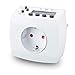 Produktbild benon Zeitschaltuhr digital - minutengenau - Timer mit 8 Programmen, Sommer- und Winterzeit - Steckdose max. 3680W - integrierter Back-Up Reserve-Akku