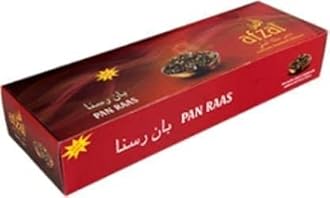 Export Quality Original A-fzal pan Raas Flavor, Pack of 10 Boxes Each Box Have 50gm (500Grm Pack)