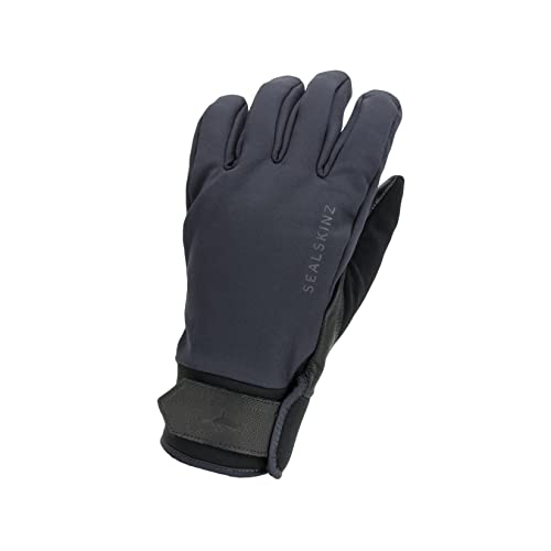 SEALSKINZ Unisex Waterproof All Weather Insulated Glove, Grey/Black, Large