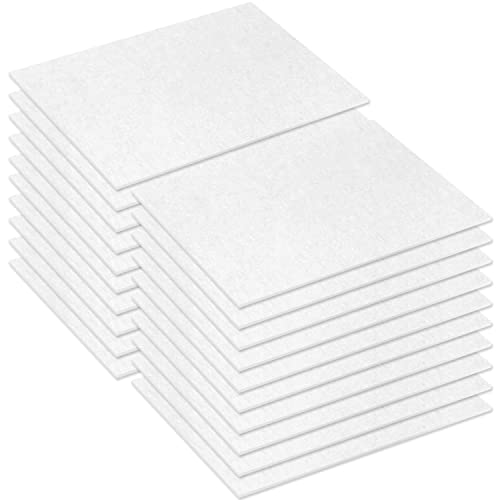 McFilter I 20 Universal Mikrofilter I ca. 26x15cm I Luftfilter I Motorfilter I Abluftfilter I Filtermatte I Microfilter I Staubsaugerfilter Filter zuschneidbar I weiß