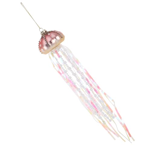 Healifty Adorno Colgante de Cristal Medusa en Color Ámbar Decoración Náutica para Fiestas Temáticas Marinas Decoración de Pared y Techo para Dormitorio de Fiesta Oceanica