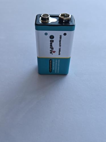 Image of Compatible with BestFire 9V-6000mWh USB Type-C Rechargeable Li-ion 1200mAh Battery (Pack of 1)