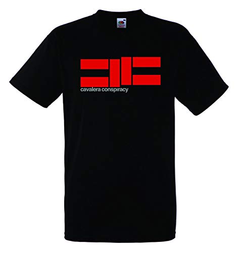 Photo de Cavalera Conspiracy Logo Black T-Shirt Rock T-Shirt Rock Band Shirt