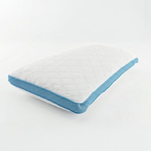 Image of Sleepwell Utsav Premium Pillow | Recycled Microfibre | Neck Support | Micro-Fibre Comfort | Medium Soft Feel | Lightweight & Breathable | Long Lasting Fill | Machine Wash | 24 x 16 Inches | Pack of 1