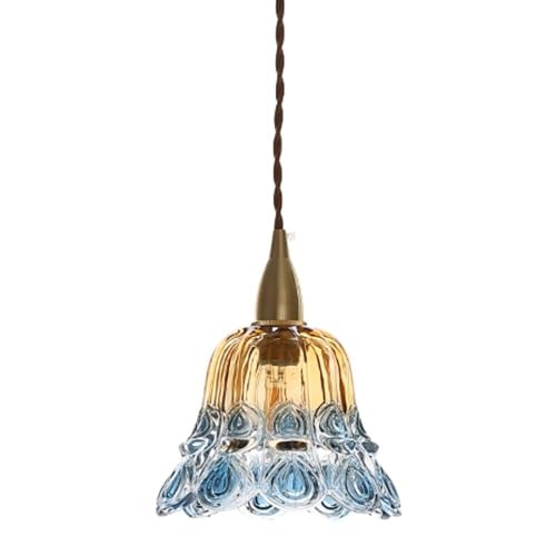 Lampe de perruche en verre teinté pour apaiser l'ambiance du bureau et de la chambre