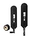 Vecys 4G LTE Antenne SMA Männlicher Stecker 15dBi 4G/5G hohe Verstärkung Omnidirektionale Klebestift Antenne 600-6000Mhz(Schwarz, 2 PCS)