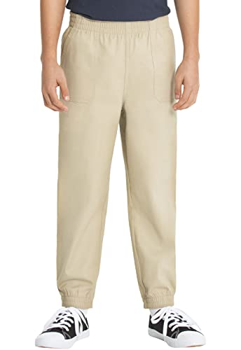 Image of Classroom Uniform Everybody Unisex Pull-on Jogger Pant | Youth Plus Fit, 2 Pockets, Fully Elasticized Waist, Easy-care Cotton Spandex Brushed Twill, School Uniform Essential