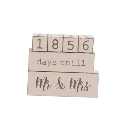 Calendrier de Mariage DIY en Bois pour Décoration de Salon et Bureau Complice