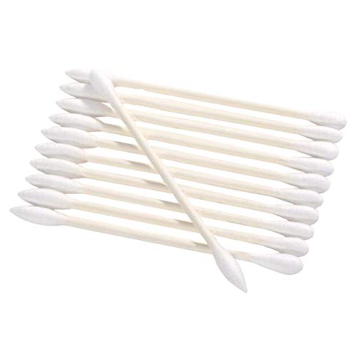 Preisvergleich Produktbild Lurrose Einweg-Doppelkopf-Wattestäbchen für Ohrenreinigung, 500 Stück