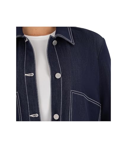KUT from the Kloth Women's Jolene Jacket with Shirt Collar Big Patch Pocket3