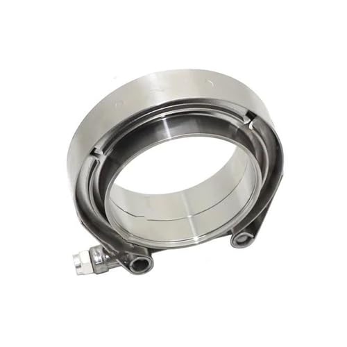 Abrazadera Banda V premium de acero inoxidable 304 con brida macho y hembra para turbo de coche