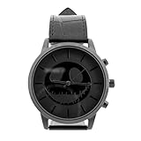 Accutime Nightmare Before Christmas Jack Skeleton Black on Black Watch