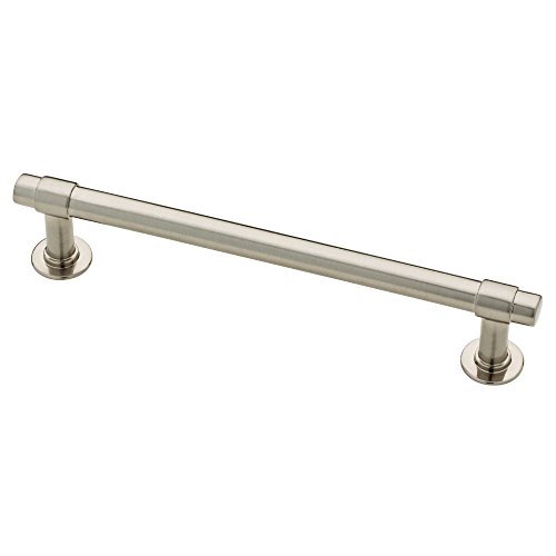 Franklin Brass Francisco (1-Pack) Cabinet Handles 5-1/16' Hole Center Satin Nickel Kitchen Drawer Pulls Dresser