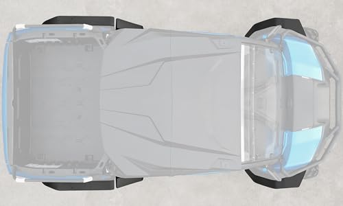 Image of SAUTVS XXL Wider Fender Flares for Can-Am Commander, Front Rear Extended Mud Flaps Mud Guards Extension for Can Am Commander 700 1000R MAX 2021-2026 Accessories (Replace #715006814)