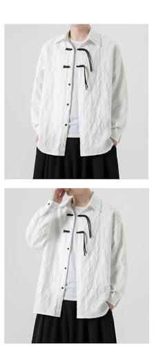 Chemise style chinois rétro homme légère pour éviter la chaleur