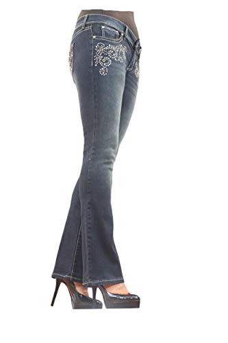 Project Indigo Women Jean Missy Dark Wash Boot Cut PJM1572