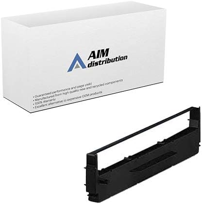 Recambio compatible con AIM Compatible con LQ-500800 cintas para impresora negra (6PK) (7755-US) Genérico