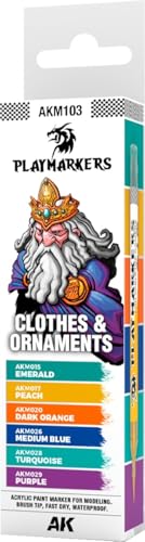 AK Interactive PLAYMARKERS Set AKM103 Clothes & Ornaments (6X)