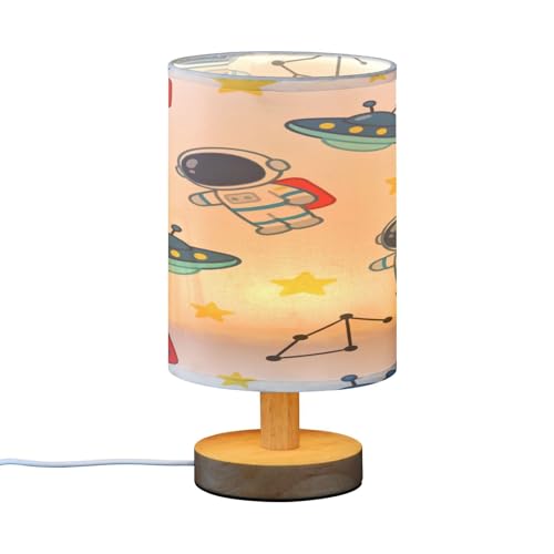Lámpara de mesa noche astronauta dibujo animado cute miniatura 2